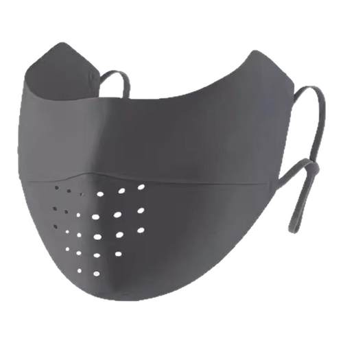 冰丝无痕防晒口罩女夏季防紫外线护眼角遮脸防晒面罩高颜值遮阳