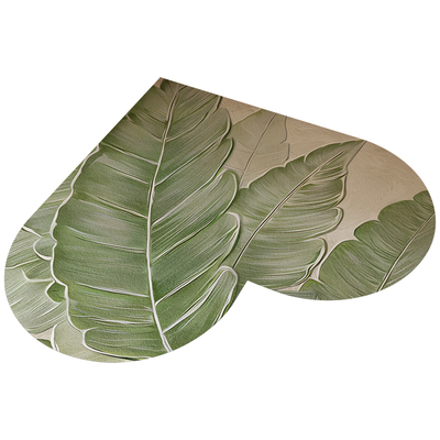 厨房心形地垫防滑防油可擦免洗垫