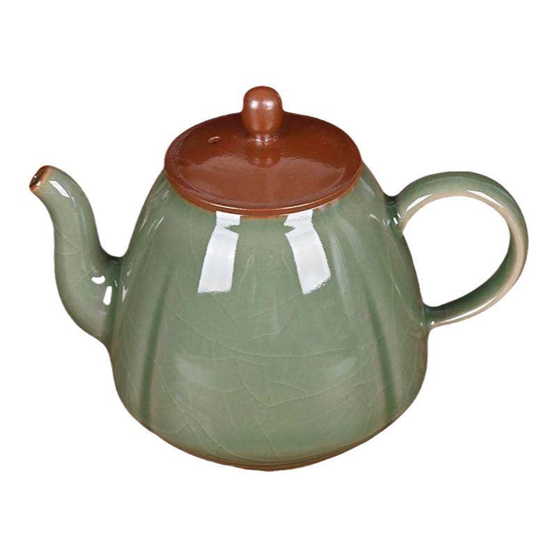 青瓷功夫茶具茶壶冰裂单壶