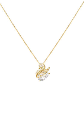 小天鹅吊坠项链轻奢小众