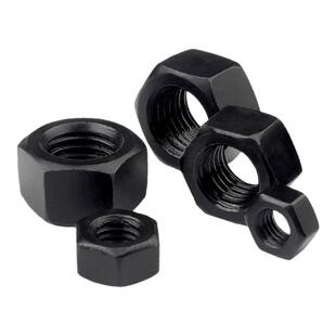 10.9级高强度螺母8.8级螺帽12.9级六角螺丝帽M6M8M10M12M16-M100