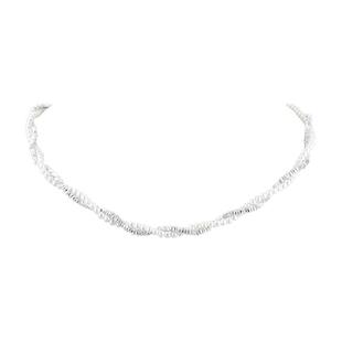 DODOGOGO碎银几两珍珠项链女款轻奢高级感缠绕双层叠戴锁骨毛衣链