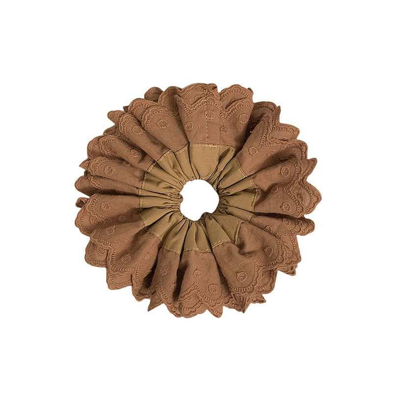 绯色~高级定制蕾丝高级感发圈女高弹扎头发发饰头绳韩国肠圈