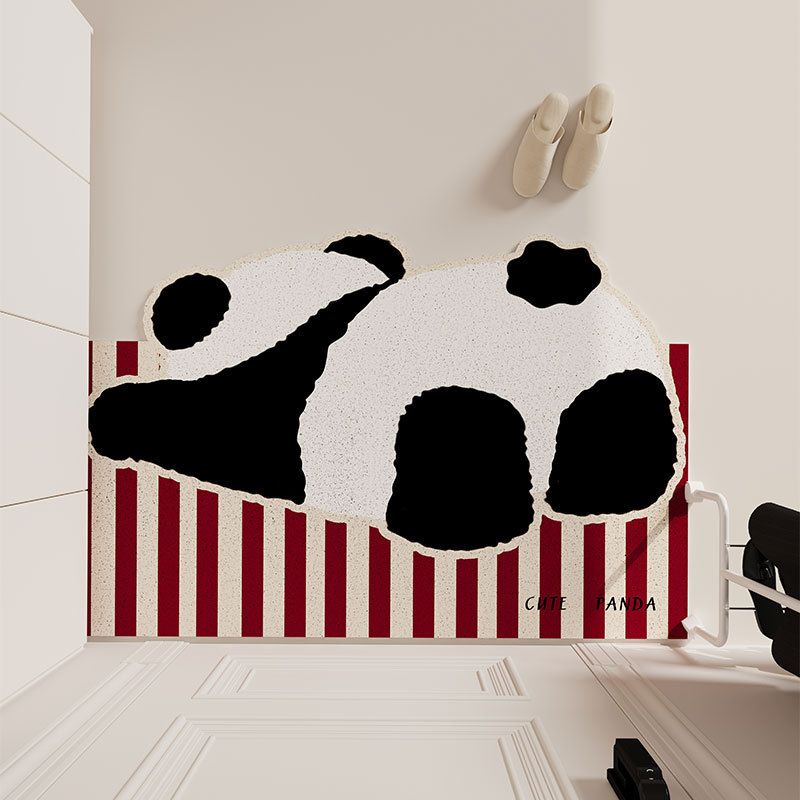 卡通入户门地垫进门玄关防滑脚垫家用门口蹭土丝圈门垫可裁剪地毯