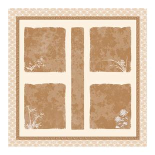 加厚微喷宣纸新款四言吉语微喷瓦当纸加厚半生熟四字成语加厚作品纸毛笔书法装裱参展专用