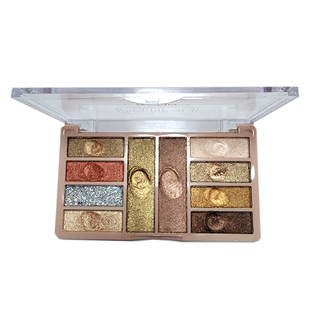 土豆泥湿软眼影盘金棕橘棕深咖大地色系日常通勤初学者自然细珠光