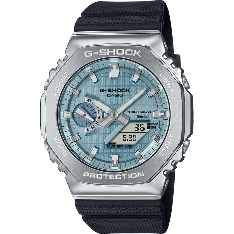 卡西欧手表男款gshock学生防水运动手表八角农家橡树正品GBM-2100