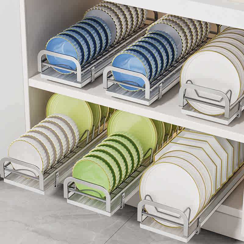 沥水碗架不锈钢橱柜沥水碗盘收纳架放碗碟架子多功能厨房收纳套件