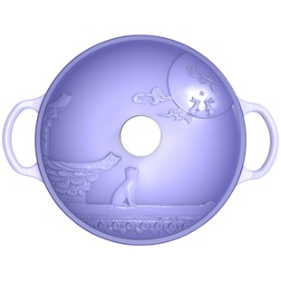 moltobella贝拉珐琅锅宫猫望月铸铁炖锅国风汤煲砂锅炒锅无涂层