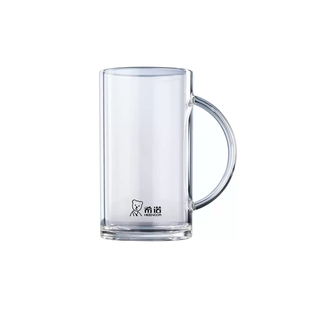 希诺玻璃杯带把手单层加厚泡茶杯2026新款水杯官方正品店牛奶杯子