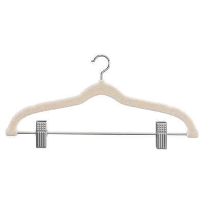 无痕不起包！植绒带夹子套装衣架