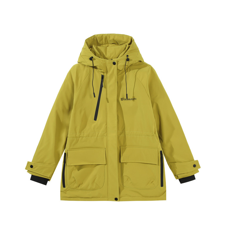 特大码防风连帽棉服外套加肥宽松