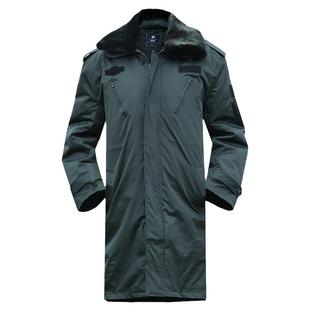 新款军大衣男冬季加厚长款 迷彩东北零下防寒服保安执勤作训大衣