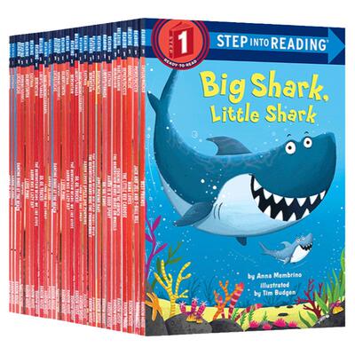 美国企鹅兰登英语分级绘本 第一阶段全套29册 Step into Reading 1 兰登书屋系列 英文原版 小学儿童少儿英语启蒙阶梯阅读经典读物
