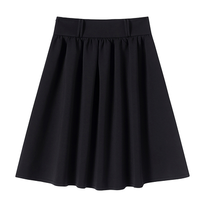 多褶皱空气层低腰半裙