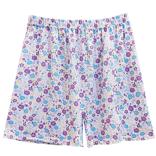 中老年纯棉短裤加肥加大宽松全棉内外穿女士妈妈家居平角内裤夏季