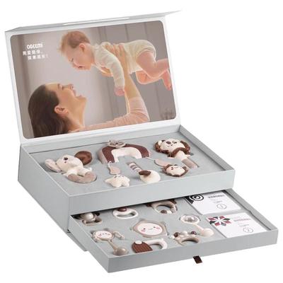 叽米0-1岁初生宝宝见面礼盒玩具