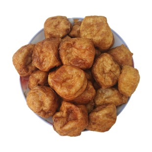 乡里油豆腐空心湖南特产塞肉蒸肉火锅正宗衡阳手工炸油豆腐泡500g