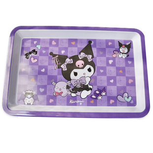 卡通可爱餐盘托盘家用塑料儿童零食点心蛋糕盘子耐摔果盘创意餐具