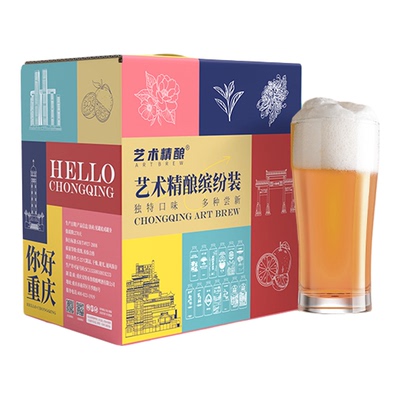 990mL*2罐体验装精酿啤酒无添加