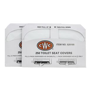 雅美 1/2马桶坐垫纸 坐厕纸厕板纸坐便纸马桶垫纸 250张/包