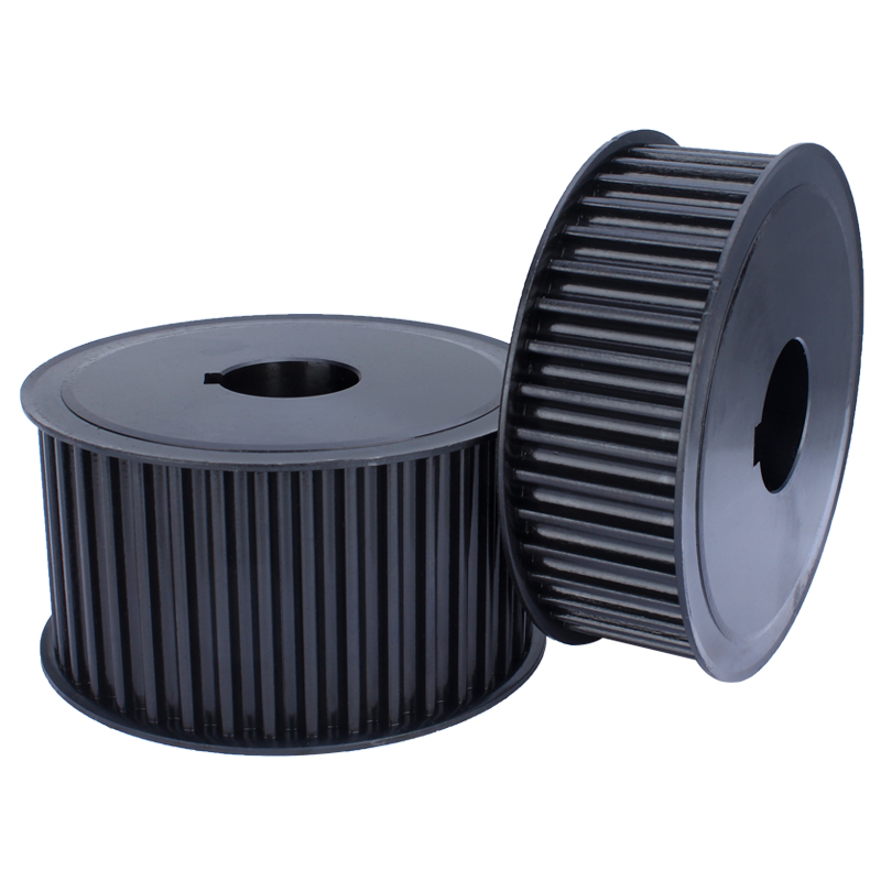 同步轮8M-40齿 同步轮同步带套装传动轮45号钢传动皮带轮同步带轮