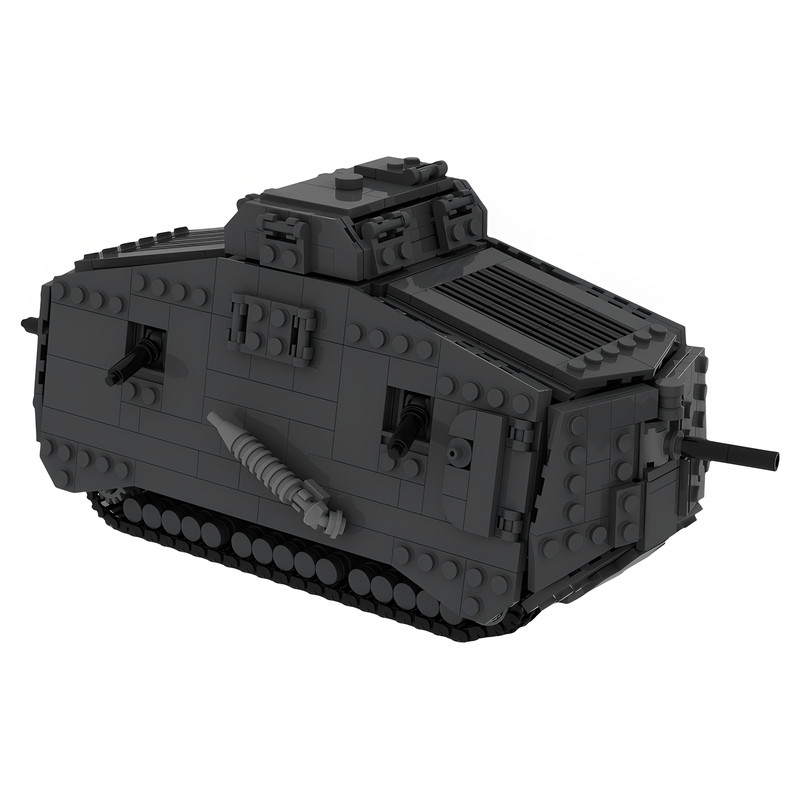 高砖零件MOC-236403装甲车积木