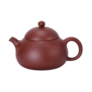 天福茗茶 彼物紫砂文旦壶 宜兴紫砂原矿泥料单壶茶具礼盒装150ml