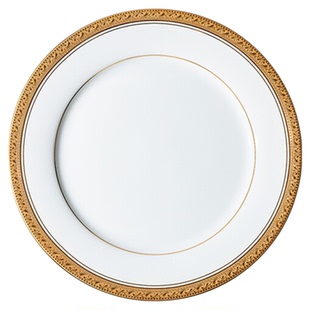 Noritake则武CRESTWOOD会所高档餐具家用欧式奢华金边碗碟盘套装