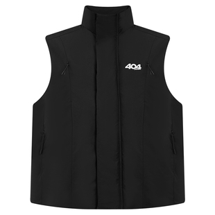 404MOB国潮秋冬季棉服马甲2025新款立领加厚保暖背心坎肩棉衣男女