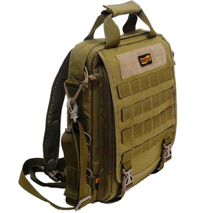 路游A49 军迷多功能通勤工装男女单肩/双肩/竖款笔记本电脑背包14