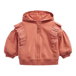 现货英国NEXT童装女童宝宝米菲兔长袖拉链卫衣外套夹克衫儿童春秋