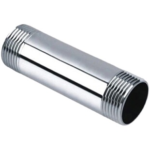 201 304不锈钢加长双头丝 80MM长双丝扣管 外螺纹连接管件 4分6分