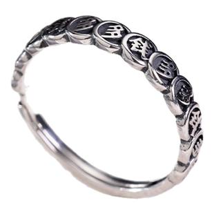 925银钱多多戒指女2025新款爆款夏高级感食指戒小众设计感指环