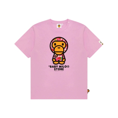 BABYMILOSTORE迷彩图案印花T恤