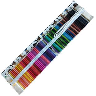 彩色铅笔油性72色卷笔帘套装无毒彩铅笔画画专用美术生儿童绘画笔