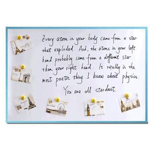 清朗 可移除白板贴不伤墙软白板双层磁性白板墙贴儿童涂鸦墙办公会议写字墙家用装饰留言墙教学书写板