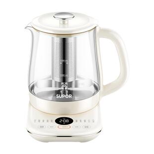 苏泊尔搅拌养生壶1.5L大容量玻璃花茶壶煮茶器办公室家用饮水机