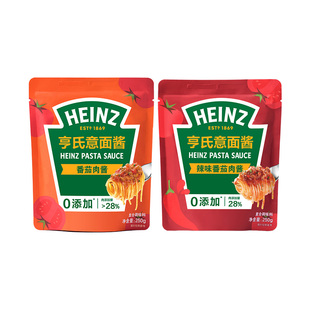 亨氏博洛尼亚风味番茄肉酱意面酱辣番茄意面酱意大利面酱