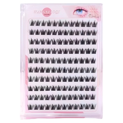大容量10排免胶假睫毛懒人三部曲太阳花单簇自然睫毛组合装浓密