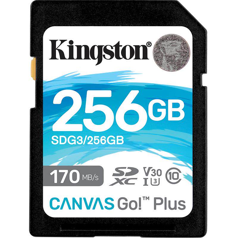 金士顿 512G高速SD卡170MB 摄像机相机内存卡4K U3微单存储卡