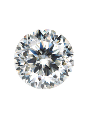 梅花切莫桑石81面切割裸石