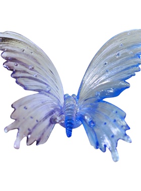 文房蝴蝶琉璃礼物国潮笔山