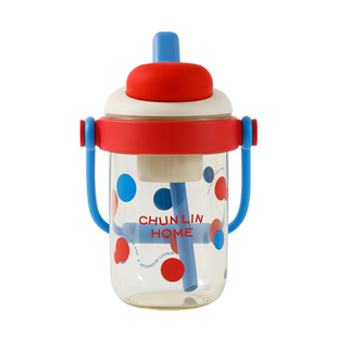 春林tritan大容量水杯女新款高颜值吸管杯夏日随行塑料杯子儿童杯