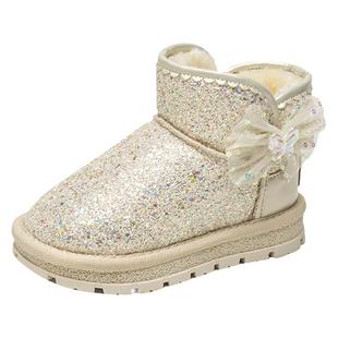 红蜻蜓男女童鞋冬季新款雪地靴儿童加绒经典韩版休闲学院时尚棉鞋