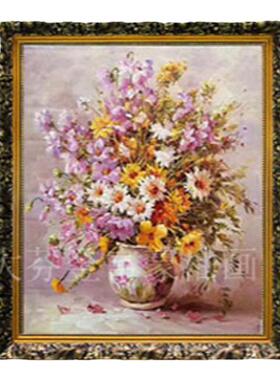 手绘花开富贵欧式古典油画装饰