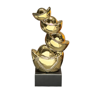 财源滚滚摆件高级感客厅招财电视柜酒柜轻奢艺术高档办公室