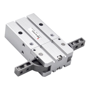 180度开闭型夹爪气动手指气缸HFR10/16/20/25/32/N/-H耐高温通孔