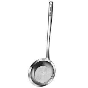 德国304不锈钢打沫勺打浮沫漏勺隔渣撇油滤网勺漏勺细网血沫神器