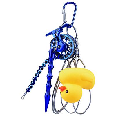 活鱼扣路亚扣锁扣轮子鱼锁不锈钢